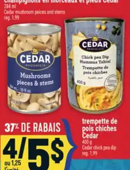 Marché Adonis TREMPETTE DE POIS CHICHES CEDAR | CEDAR CHICK PEA DIP offer