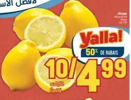 Marché Adonis CITRONS | LEMONS offer