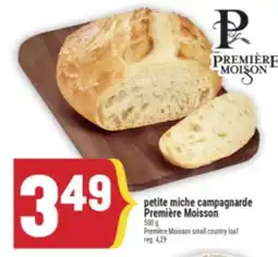 Marché Adonis PETITE MICHE CAMPAGNARDE PREMIÈRE MOISSON | PREMIÈRE MOISSON SMALL COUNTRY LOAF offer