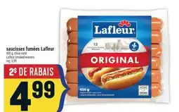 Marché Adonis SAUCISSES FUMÉES LAFLEUR | LAFLEUR SMOKED WIENERS offer
