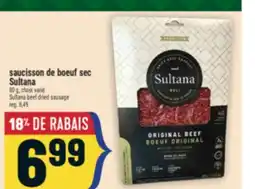 Marché Adonis saucisson de boeuf sec Sultana | Sultana beef dried sausage offer