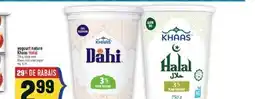 Marché Adonis YOGOURT NATURE KHAAS HALAL | KHAAS HALAL PLAIN YOGURT offer