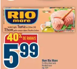 Marché Adonis thon Rio Mare | Rio Mare tuna offer