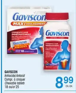 Uniprix GAVISCON Antiacide Compr. à croquer/Antacid Chewable tablets offer