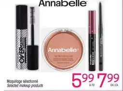 Uniprix Annabelle Maquillage sélectionné/Selected makeup products offer