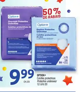 Uniprix OPTION+ Culottes protectrices Protective underwear offer