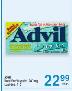 Uniprix ADVIL Ibuprofène/Ibuprofen 200 mg Liqui-Gels offer
