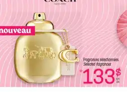 Uniprix COACH Fragrances sélectionnées/Selected fragrances offer