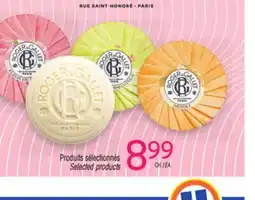 Uniprix ROGER & GALLET Produits sélectionnés /Selected products offer