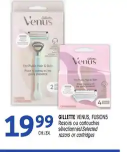 Uniprix GILLETTE VENUS, FUSION5 Rasoirs ou cartouches sélectionnés/Selected razors or cartridges offer