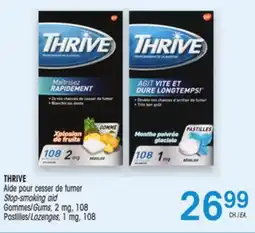 Uniprix THRIVE Aide pour cesser de fumer Stop-smoking aid Pastilles/Lozenges offer