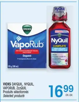Uniprix VICKS DAYQUIL, NYQUIL, VAPORUB, ZzzQUIL Produits sélectionnés/Selected products offer