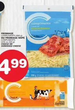 Marches Tradition COMPLIMENTS CHEESE OR SHREDDED CHEESE offer