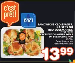Marches Tradition C'EST PRÊT! CRESCENT OR KAISER ROLLS OR SUBMARINE TRIO offer