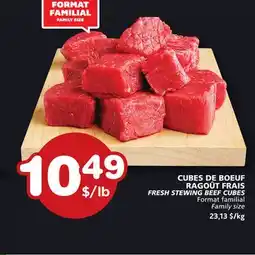 Marches Tradition FRESH STEWING BEEF CUBES offer