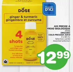 Marches Tradition DOSE ORGANIC COLD-PRESSED JUICE offer