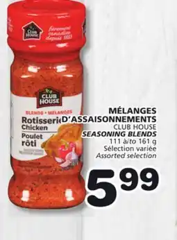 Marches Tradition CLUB HOUSE SEASONING BLENDS offer