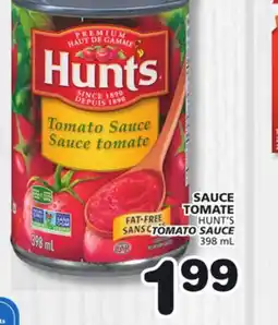 Marches Tradition HUNT'S TOMATO SAUCE offer