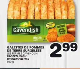 Marches Tradition CAVENDISH FROZEN HASH BROWN PATTIES offer