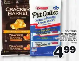 Marches Tradition CRACKER BARREL OR P'TIT QUÉBEC CHEESE SNACKS offer