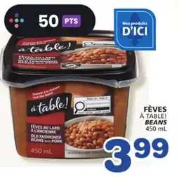 Marches Tradition À TABLE BEANS offer