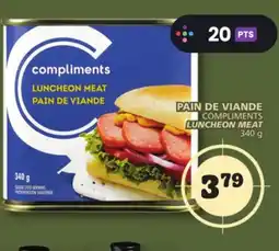 Marches Tradition COMPLIMENTS LUNCHEON MEAT offer