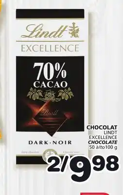 Marches Tradition LINDT EXCELLENCE EXCELLENCE CHOCOLATE CHOCOLATE offer