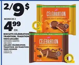 Provigo LECLERC CÉLÉBRATION, TRADITION OR TRADITION 1905 COOKIES offer