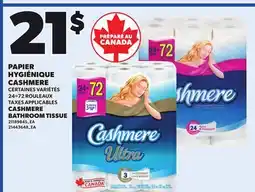 Provigo CASHMERE BATHROOM TISSUE, 24=72 ROULEAUX offer