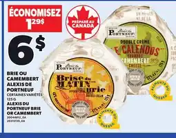 Provigo ALEXIS DE PORTNEUF OR CAMEMBERT , 125 G offer