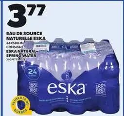 Provigo ESKA NATURAL SPRING WATER, 24X500 ML offer