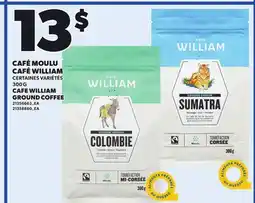 Provigo CAFE WILLIAM GROUND COFFEE, 300 G offer