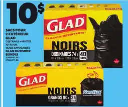 Provigo GLAD OUTDOOR BUNDLE, 10-40 UN offer