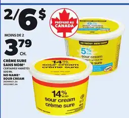 Provigo NO NAME SOUR CREAM, 500 ML offer