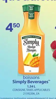 Provigo SIMPLY BEVERAGES, 1,54 L offer