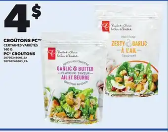 Provigo PC CROUTONS, 140 G offer