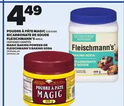 Provigo MAGIC BAKING POWDER, 225 G OR FLEISCHMANN'S BAKING SODA, 400 G offer