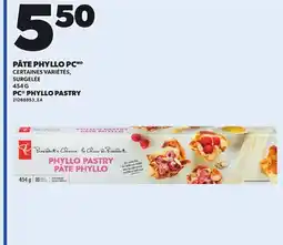 Provigo PC PHYLLO PASTRY, 454 G offer