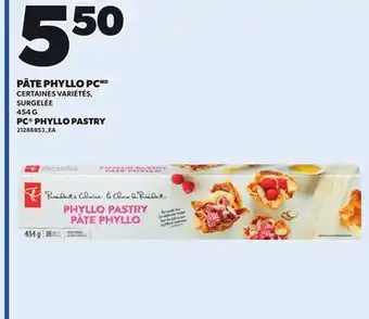 Provigo PC PHYLLO PASTRY, 454 G offer