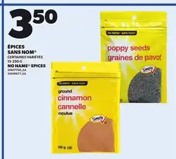 Provigo NO NAME SPICES, 15-250 G offer