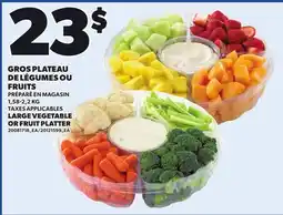 Provigo LARGE VEGETABLE OR FRUIT PLATTER, 1,58-2,2 KG offer