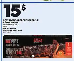 Provigo BATON ROUGE BBQ PORK BACK RIBS, 585 G offer