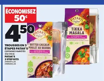 Provigo PATAK'S 3 STEP KITS, 313/315 G offer