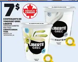 Provigo LIBERTÉ GREEK TUBS, 650/750 G offer