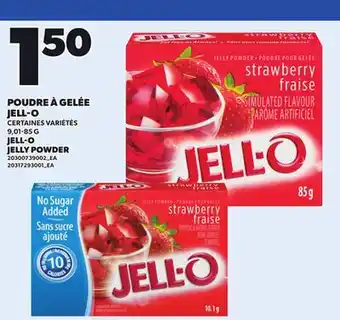 Provigo JELL-O JELLY POWDER, 9,01-85 G offer