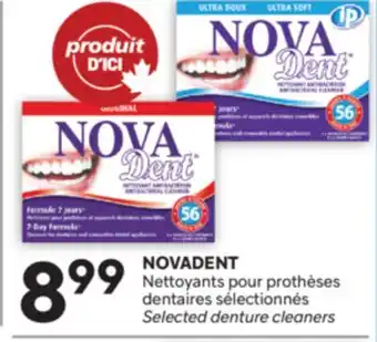 Brunet NOVADENT Nettoyants pour prothèses dentaires sélectionnés offer