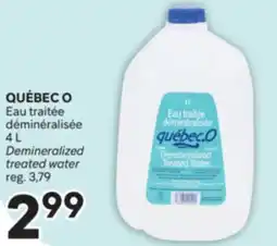 Brunet QUÉBEC O Eau traitée déminéralisée offer