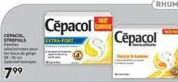 Brunet CÉPACOL, STREPSILS Pastilles sélectionnées pour les maux de gorge offer