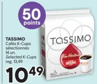 Brunet TASSIMO Cafés K-Cups sélectionnés offer