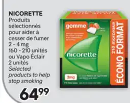 Brunet NICORETTE Produits sélectionnés pour aider à cesser de fumer 2-4mg offer